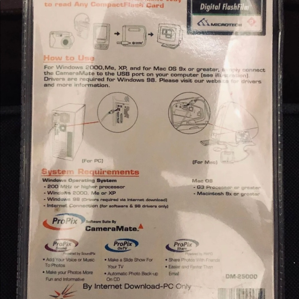 Micro-Tech CameraMate CompactFlash Reader/Writer - Picture 2 of 3